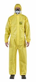 AlphaTec 2300 STANDARD Bound - Model 111 Yellow Coverall with Hood, 3XL