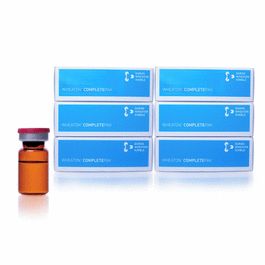 DWK Life Sciences (Wheaton) 5 mL Amber Sterile Vial with 20 mm OmniFlex 3G Sterile Serum Stopper and Sterile Red Seal, MODPAK