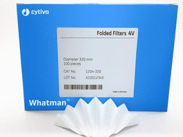 Whatman Grade 4V Qualitative Filter Papers, Fluted, 27 cm