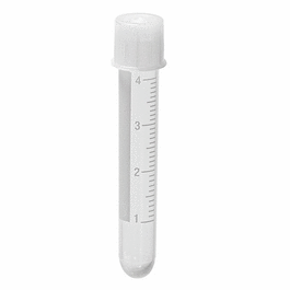 CULTUBES Sterile 5 mL (12 x 75 mm) Graduated Culture Tubes without Caps, Polystyrene, I125 tubes/tray