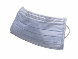 Berkshire BCR Face Mask, 180mm, 3-Layer Mask, Polypropylene Spunbond /Spandex Earloops, Bulk Packed
