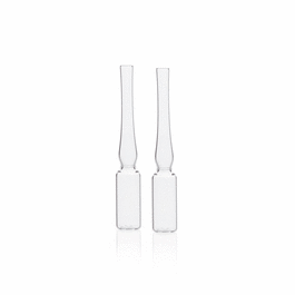 DWK Life Sciences (Kimble) Score-Break Ampule Clear, Trimmed Stem, Large Pack, 10 mL, 19.5 x 52 mm (Overall H: 107 mm)