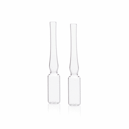 DWK Life Sciences (Kimble) Score-Break Ampule Clear, Trimmed Stem, Lab Pack, 1 mL, 10.75 x 22 mm (Overall H: 67 mm)