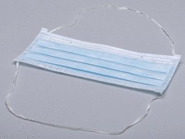 Berkshire BCR Face Mask, 210mm, 3-Layer Mask, Polypropylene Spunbond /Polyurethane Headband, Bulk Packed