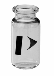 PerkinElmer 20 mL Clear Glass Crimp Top Vial with P Logo