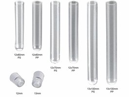 3 mL Rimless Test Tube / Culture Tube, 12 x 60 mm, Polypropylene, No Cap, Non-Sterile