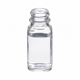 DWK Life Sciences (Wheaton) Clear French Square Bottles, 125 mL with 33-400 mm No Cap No Cap lined cap