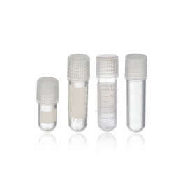 DWK Life Sciences (Wheaton) 2 mL External Thread, Round Bottom CyroElite Vial, Natural Cap, Patch, Sterile