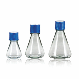DWK Life Sciences (Wheaton) Shake Flask PC, 1000mL Baffled Base, Sterile