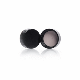DWK Life Sciences (Kimble) Black Phenolic Screw Thread Caps with White 14B Rubber Liner, 20-400