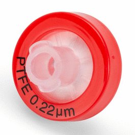 Syringe Filter, PTFE Hydrophobic Membrane, 0.22 um Porosity, 13 mm Diameter, PP Housing, Non-sterile, Bulk Packed