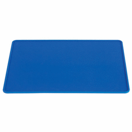 Workstation Lab Mat, 12 x 14.9 x 0.1 in., Blue Silicone