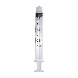 Sol-M 3 mL Luer Lock Syringe Without Needle, PP