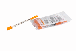 Sol-M 0.3 mL Insulin Syringe with Fixed Needle, 31G, 6 mm (U-100 Insulin Only)(PE Bag) (10x100 ea/case)