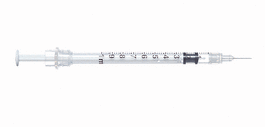Sol-Care 1 mL TB Safety Syringe with Fixed Needle, 25G, 5/8 in. (10x100 ea/case)