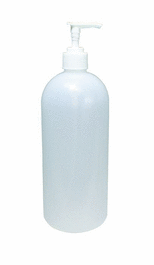 United Scientific LDPE Bottles with Pump, 32 oz
