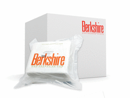 Berkshire MicroSeal Low Ion Wiper, Ultra Low NVR/ Ionic Contaminants, 100 Percent Polyester, Knitted, SE, Laundered, 9x9 (23x23cm)