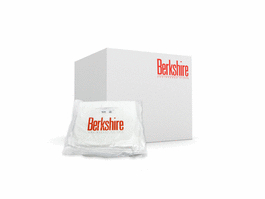 Berkshire MicroSeal VP Low Endotoxin, Sealed Edge, Lightweight, Tight Knit 100 Percent Polyester, Laundered, 9x9 (23x23cm)