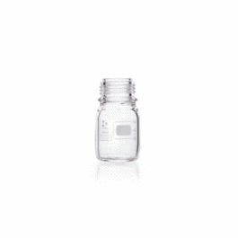 DWK Life Sciences (Wheaton) Original GL 45 Laboratory Bottle, Clear, Without Screw Cap and Pouring Ring, 100 mL