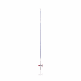 DWK Life Sciences (Wheaton) DURAN Burette, Class AS, with Schellbach Stripe and PTFE Key, 50 mL