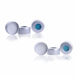 DWK Life Sciences (Wheaton) WHEATON uL MicroLiter ULTRAPure 11 mm Crimp Cap With Septa, Without Slit