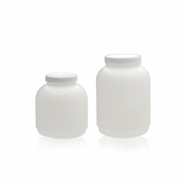 DWK Life Sciences (Wheaton) HDPE Wide Mouth Round Bottle, 2000 mL