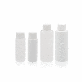DWK Life Sciences (Wheaton) Cylinder Round Bottle, White, 30 mL, LDPE Foam, Case of 72