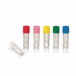 DWK Life Sciences (Wheaton) CRYOELITE Cryogenic Vials With Pre-inserted Barcodes, Blue, 2 mL