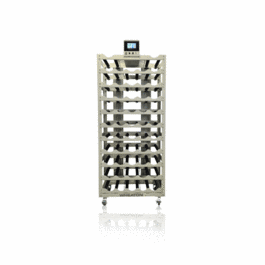 DWK Life Sciences (Wheaton) Standard Roller Rack Apparatus, Top Drive Production Spacing, 52 Bottle Positions