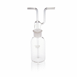 DWK Life Sciences (Kimble) Short Form Gas Washing Bottle, 250 mL