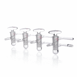 DWK Life Sciences (Kimble) KONTES Double Vacuum and Gas Manifold, With Vacuum Chambers, 280 mm
