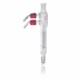 DWK Life Sciences (Kimble) KONTES Coil-Type Reflux Condenser, With Removable Hose Connections, 205 mm