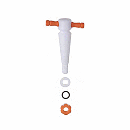 DWK Life Sciences (Kimble) hree-Way PTFE Stopcock Plug for Automatic Zero Burets, bore 2 mm