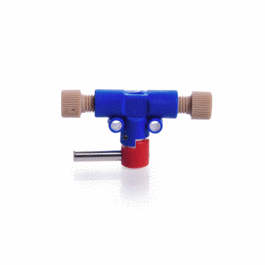DWK Life Sciences (Kimble) EFTE One-Way Valve, 1-way, 1/4-28 Threads, With 1/8 in. Flangeless Fittings