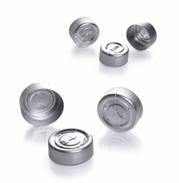 DWK Life Sciences (Kimble) Tear-Off Unlined Aluminum Seals, 13 mm, Natural, Tear off, Case of 100