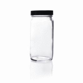 DWK Life Sciences (Kimble) 60 mL Clear Glass Testing Jar, CAP NOT INCLUDED