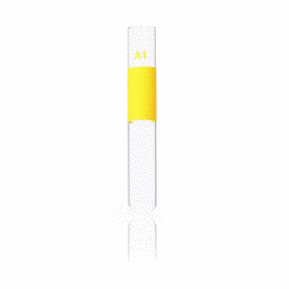 DWK Life Sciences (Kimble) MARK-M 5 mL A1 Yellow Color-Coded Tubes, 10 x 75 mm