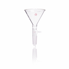 DWK Life Sciences (Kimble) Jointed Addition Funnel, 100 mm Top OD, 24/40