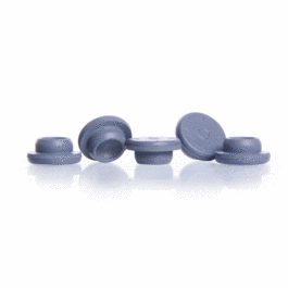 DWK Life Sciences (Kimble) 13 mm Gray Chlorobutyl Straight-Sided Stoppers, Case of 100
