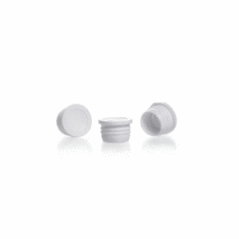 DWK Life Sciences (Kimble) White Polyethylene Plug-Style Needle Closures, Fits Vials 60831D-830, 60831D-843, 60835D-843