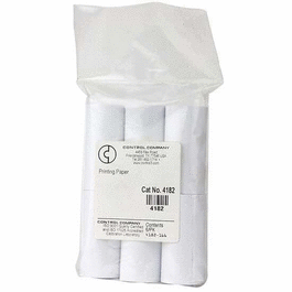 Control Company Replacement Printer Paper Rolls for use with Traceable Printing Thermohygrometer (350-37225)
