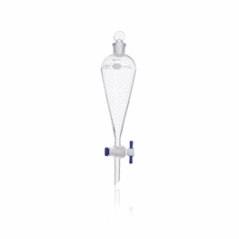 DWK Life Sciences (Kimble) KimCote 1000 mL Squibb Separatory Funnel