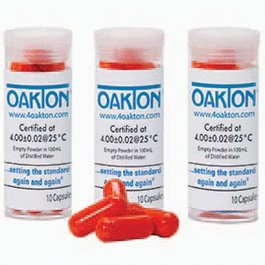 Oakton Buffer Capsules, pH 10, Blue, 10/Pk
