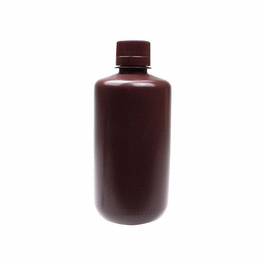 Reagent Bottles, Narrow Mouth, Amber HDPE, 1000 mL