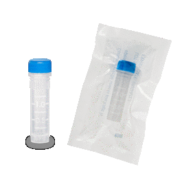Screw-Cap Microtubes, 2 mL, with O-ring, Molded Graduations, Caps Attached, Sterile, Individually Wrapped, 500/cs