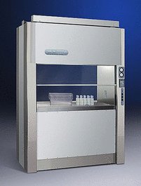 PuriCare Dual Access Laminar Flow Cabinet, One Sash Open, 115V, 60Hz