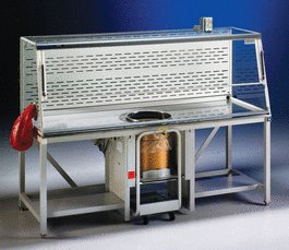5 ft. XPert Bulk Powder Enclosure with Access Opening Left Side, 115V, 60Hz
