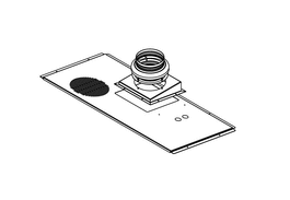 Thimble Exhaust Connector for Connecting Glove Box to House Exhaust or Remote Blower, 5 in. Diameter