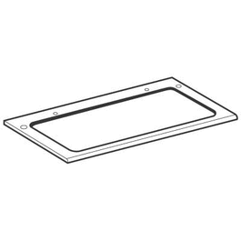 SpillStopper Work Surface, 8 ft. w x 42 in. d, with cupsink cutouts, left and right rear