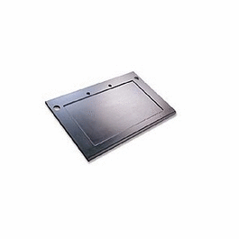 SpillStopper Work Surface, 3 ft. w x 30 in. d, with cupsink cutouts, left rear and right side